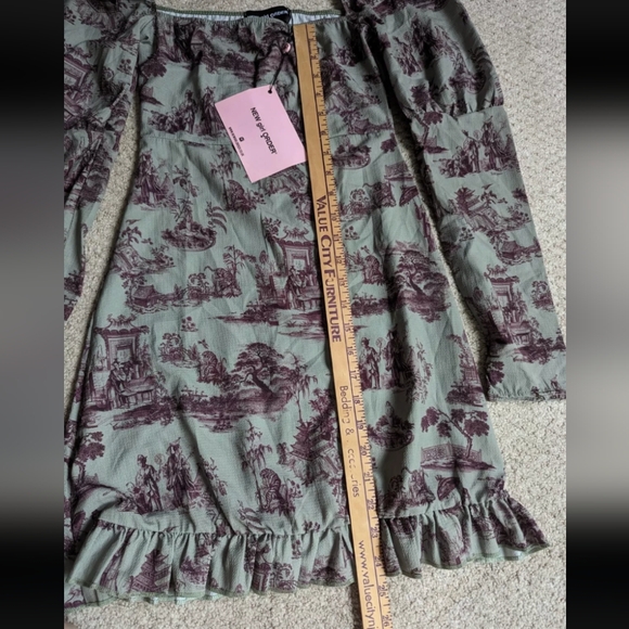 New Girl Order Wedgewood print dress, whimsigoth ,Y2K, size small - Picture 5 of 6